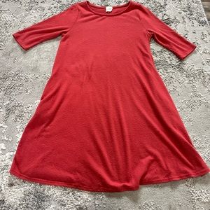 Pocketed sweater dress
